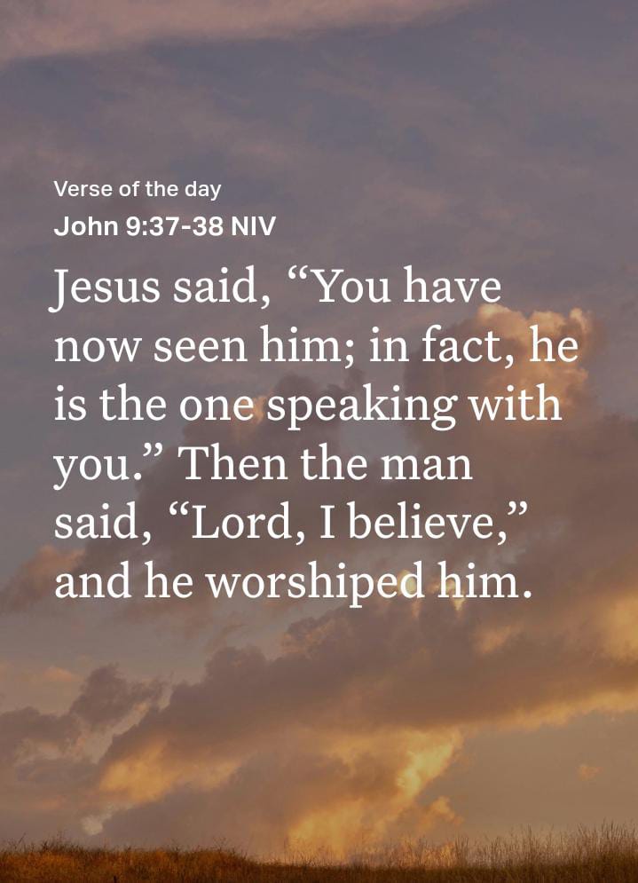 Jesus, John 9:37-38, Faith, Spiritual Healing, Biblical Story, Transformation, Worship, Christian Inspiration, Blind Man Healed, Divine Revelation