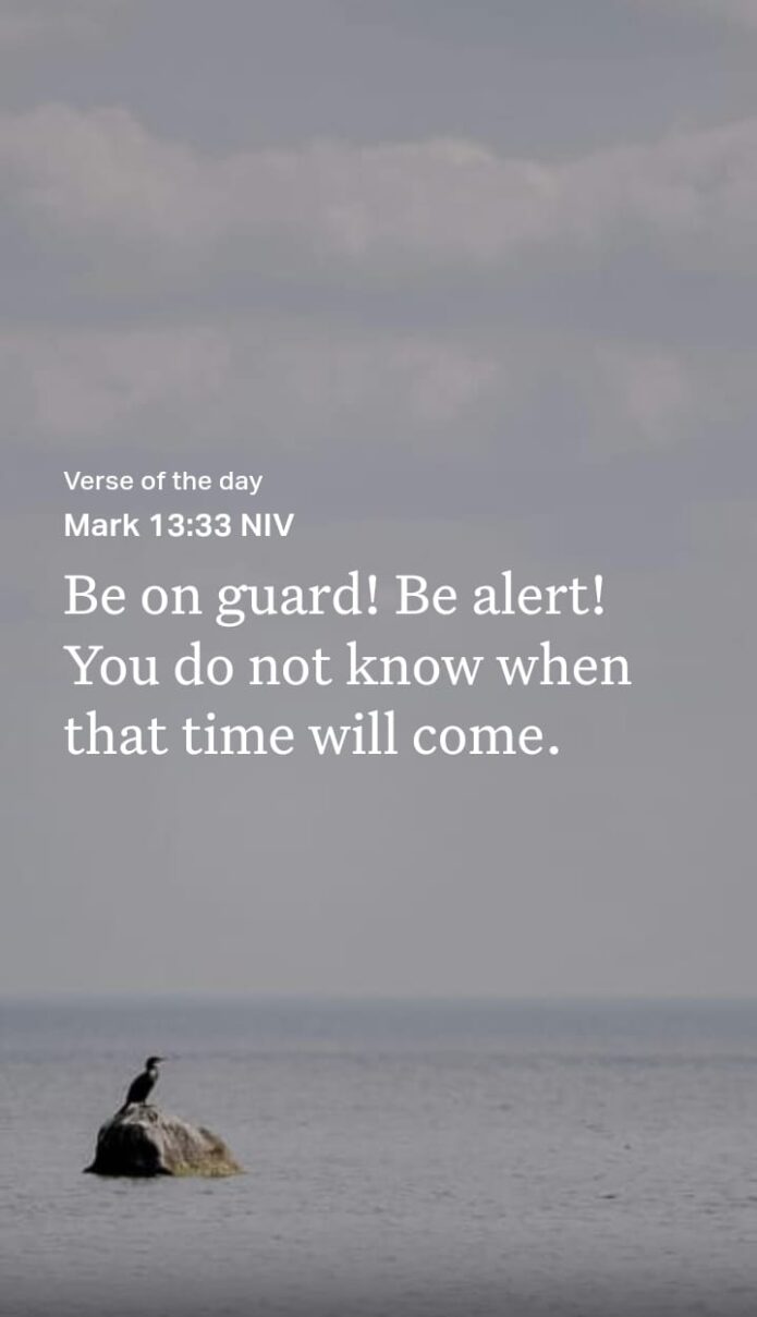 Faith, Prayer, Mark 13:33, Spiritual Vigilance, Christian Living, Trust in God, End Times, Scripture Reflection, Daily Devotion, Hope and Faith