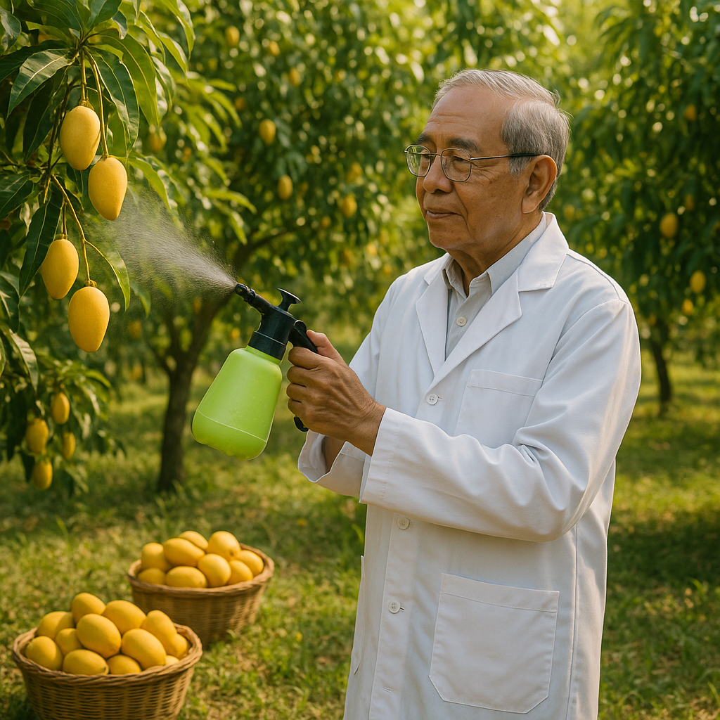 Dr. Ramon Barba, mango flowering, Filipino scientists, potassium nitrate mango, mango farming innovation, agricultural revolution Philippines, National Scientist, Ramon Barba legacy, mango production, horticulture history