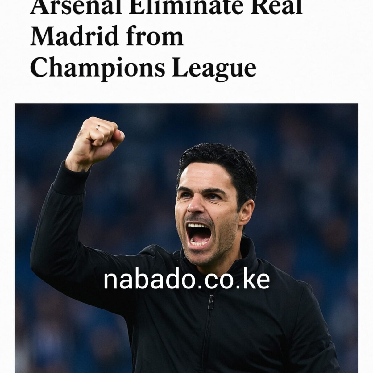 Arsenal vs Real Madrid 2025, Arsenal Champions League semi-final, Mikel Arteta Champions League reaction, Arsenal Real Madrid second leg, Bukayo Saka penalty miss, Gabriel Martinelli goal Real Madrid, Arsenal Champions League highlights, Arsenal beats Real Madrid, UEFA Champions League 2025, Santiago Bernabeu Arsenal win, Arsenal historic UCL night, Real Madrid eliminated by Arsenal, Arteta post-match interview, Arsenal PSG Champions League, Arsenal football news today, Premier League in Champions League, Arsenal match report Real Madrid, Arsenal fans celebrate win, Arsenal in UCL semi-final 2025, Champions League news Arsenal