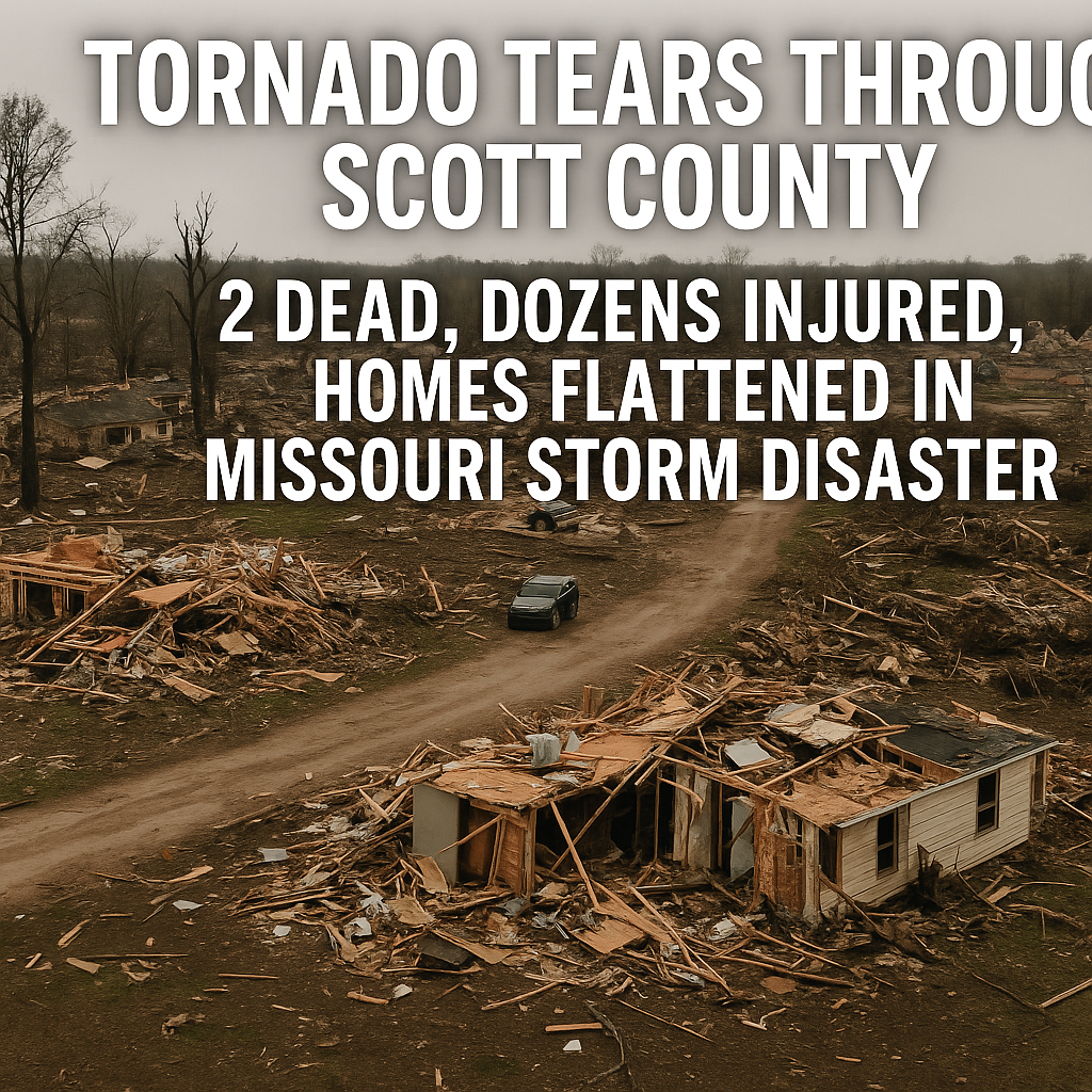 Scott County tornado, Missouri storm damage, Sloanville Road disaster, emergency shelter Sikeston, Red Cross Scott County, May 2025 storm Missouri, Scott County news, Missouri tornado deaths, storm recovery Missouri, Ameren Missouri outages