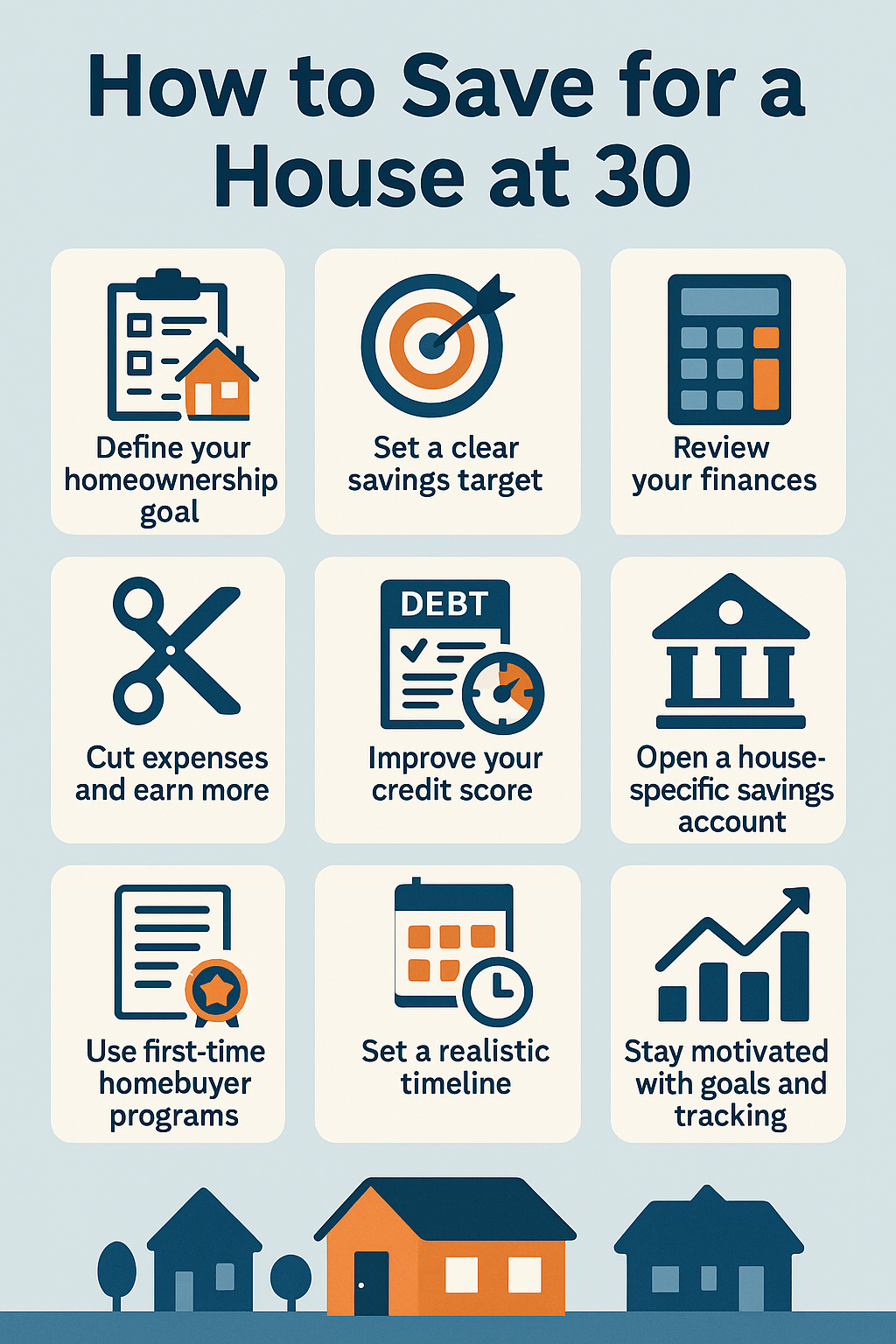 how to save for a house at 30, first home savings, budgeting for a house, buying a house in your 30s, saving for a down payment, financial planning, real estate tips, homeownership, mortgage advice, money goals