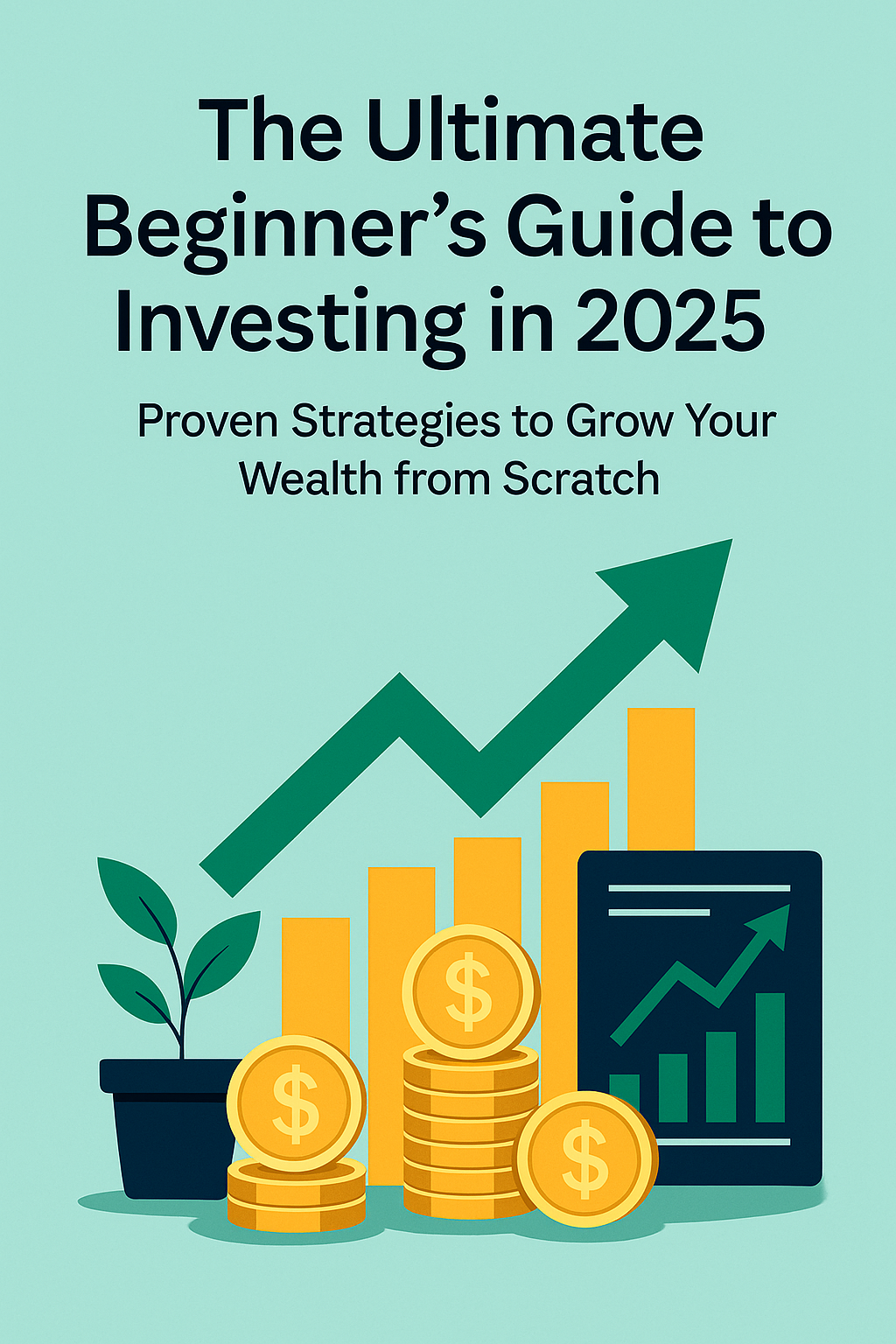 investment strategies for beginners, best investing apps 2025, robo-advisors, index funds, dollar-cost averaging, fractional shares, beginner portfolio 2025, how to start investing, stock market basics, retirement investing tips, compound interest, investing for young adults