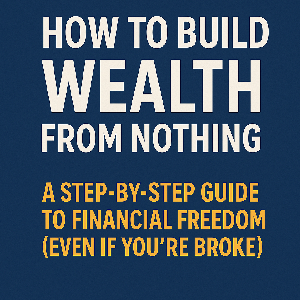 build wealth from scratch, how to build wealth step by step, financial freedom from zero, wealth building guide, personal finance for beginners, increase income, budget your money, eliminate debt fast, investing for beginners, multiple streams of income