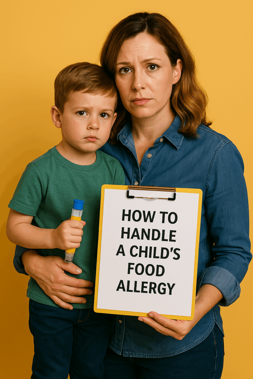 child food allergy management, how to handle child food allergy, food allergy symptoms in children, parenting a child with food allergies, food allergy safety tips for kids, emergency plan for child food allergy, what to do if child has food allergy, child allergic reaction guide, how to prevent food allergy in children, school tips for food allergy child, EpiPen use for kids, recognizing child food allergy signs, parenting guide food allergy child, allergic reaction child first aid, child food intolerance vs allergy, daycare food allergy management, meal planning for allergic kids, coping with child food allergy, safe foods for allergic children, living with pediatric food allergies, food allergy checklist for parents, food allergy advice for new parents, supporting child with food allergy, children anaphylaxis prevention tips, educating kids about food allergies