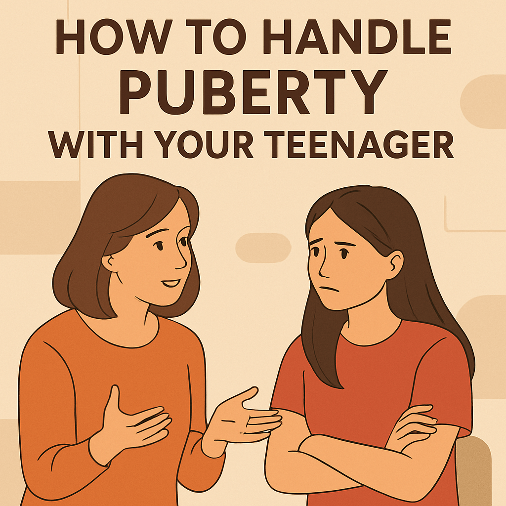 how to handle puberty with your teenager, talking to teens about puberty, parenting during puberty, teenage mood swings, teen hygiene habits, how to talk to your daughter about periods, puberty and body image, puberty education for boys, how to talk to your son about puberty, emotional changes during puberty