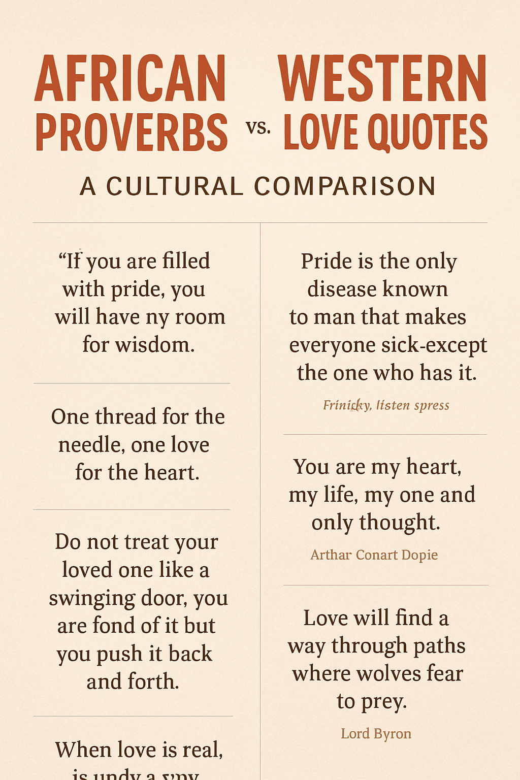 African proverbs, Western love quotes, love and relationships, cultural wisdom, romance traditions, African culture, Western romance, cross-cultural love