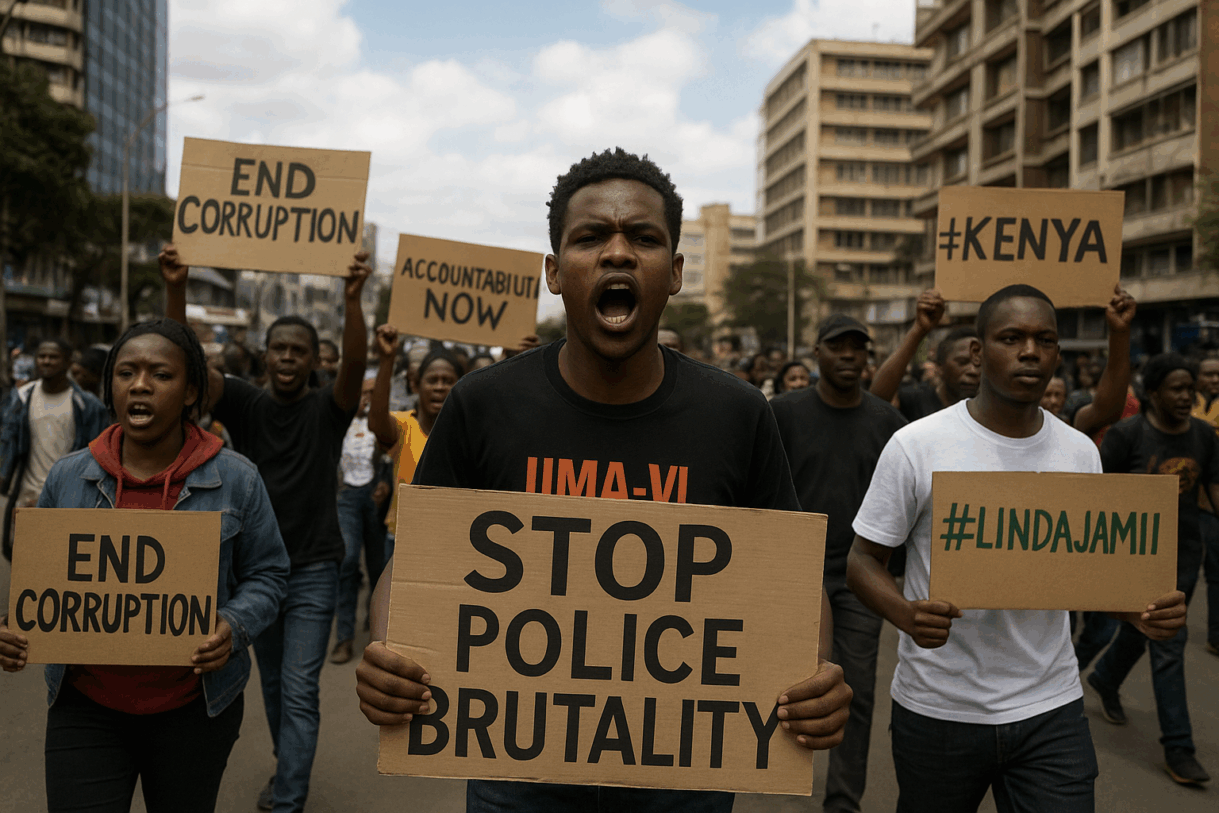 Kenya protests, youth activism, police brutality, Kenya economy, IMF support Kenya, AGOA trade deal, social media activism, Kenyan politics, democracy in Africa, governance crisis Kenya, high cost of living Kenya
