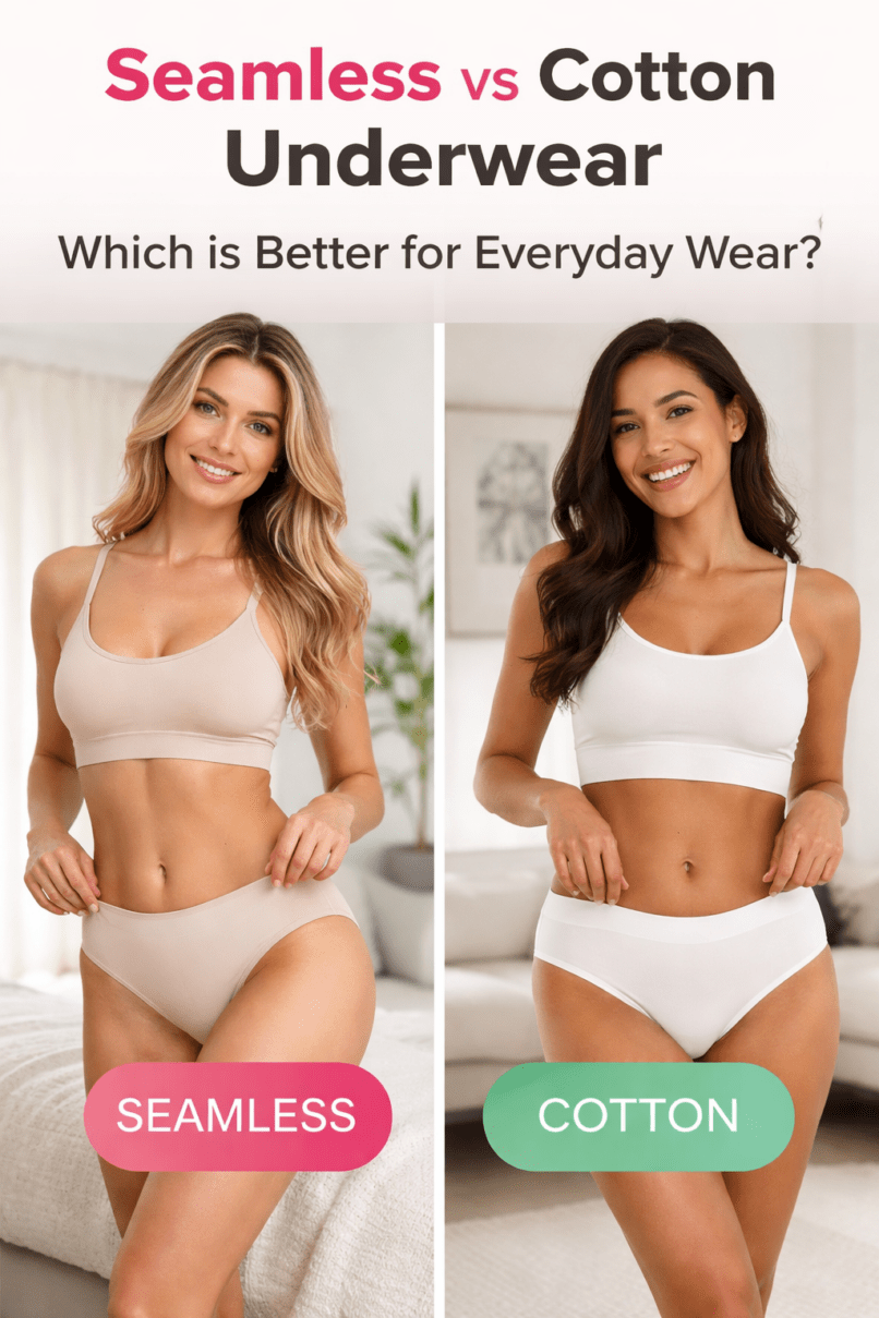 seamless vs cotton underwear, cotton vs seamless underwear comparison, best underwear for everyday wear, seamless underwear benefits, cotton underwear benefits, breathable underwear for women, best underwear for sensitive skin, underwear for hot weather, moisture wicking underwear vs cotton, invisible underwear for tight clothes, how to avoid visible panty lines, best underwear for leggings, comfortable underwear for all day wear, seamless underwear for fitted dresses, cotton underwear for daily comfort, healthy underwear choices for women, underwear fabric comparison guide, seamless vs cotton hygiene comparison, best underwear for humid climate, women’s underwear buying guide 2026, cotton vs synthetic underwear health, seamless underwear pros and cons, everyday underwear essentials, best underwear for office wear, breathable underwear for summer, skin friendly underwear options, underwear durability comparison, natural vs synthetic underwear, seamless underwear for active lifestyle, cotton underwear for sensitive areas