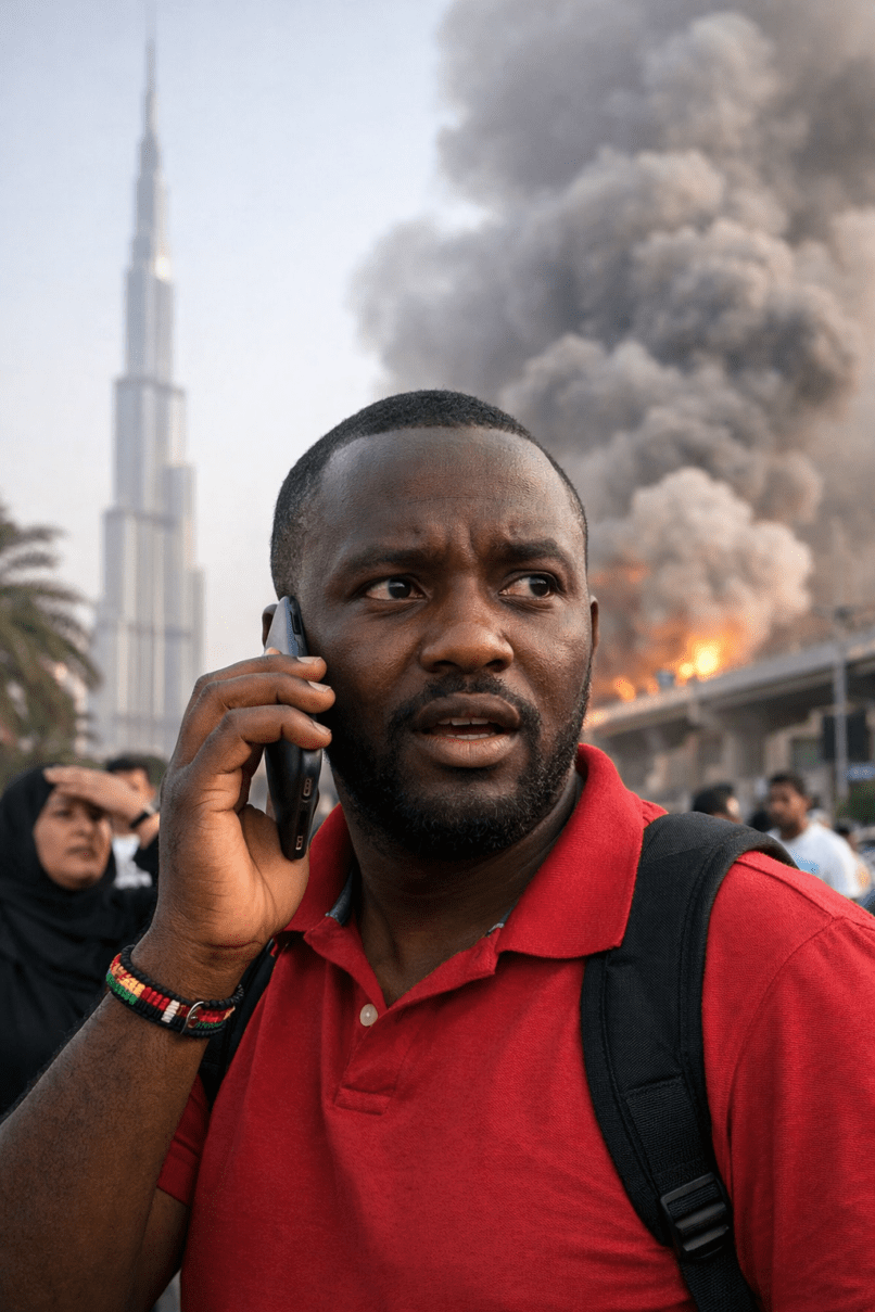 Iran missile attack Dubai, Kenyans in UAE, Dubai missile news 2026, Dubai airport attack, UAE airspace closure, Gulf region conflict, Kenyan expatriates safety, Middle East tensions 2026, Iran UAE strike, Dubai travel disruption, UAE missile interception, Dubai news today, Kenya Airways UAE flights, Gulf crisis 2026, Dubai emergency alerts, Dubai explosions, UAE safety advisory, Kenyans abroad news, Dubai damage report, UAE missile defense