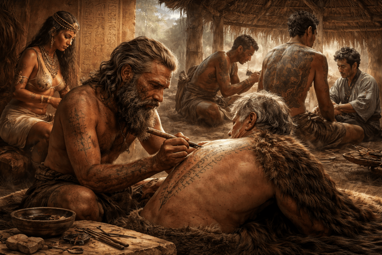 origin of tattoos, history of tattoos, first tattooed human, Ötzi the Iceman tattoos, why people get tattoos, tattoo history timeline, ancient tattooing methods, Polynesian tattoos meaning, Egyptian tattoos history, tattoo culture origins