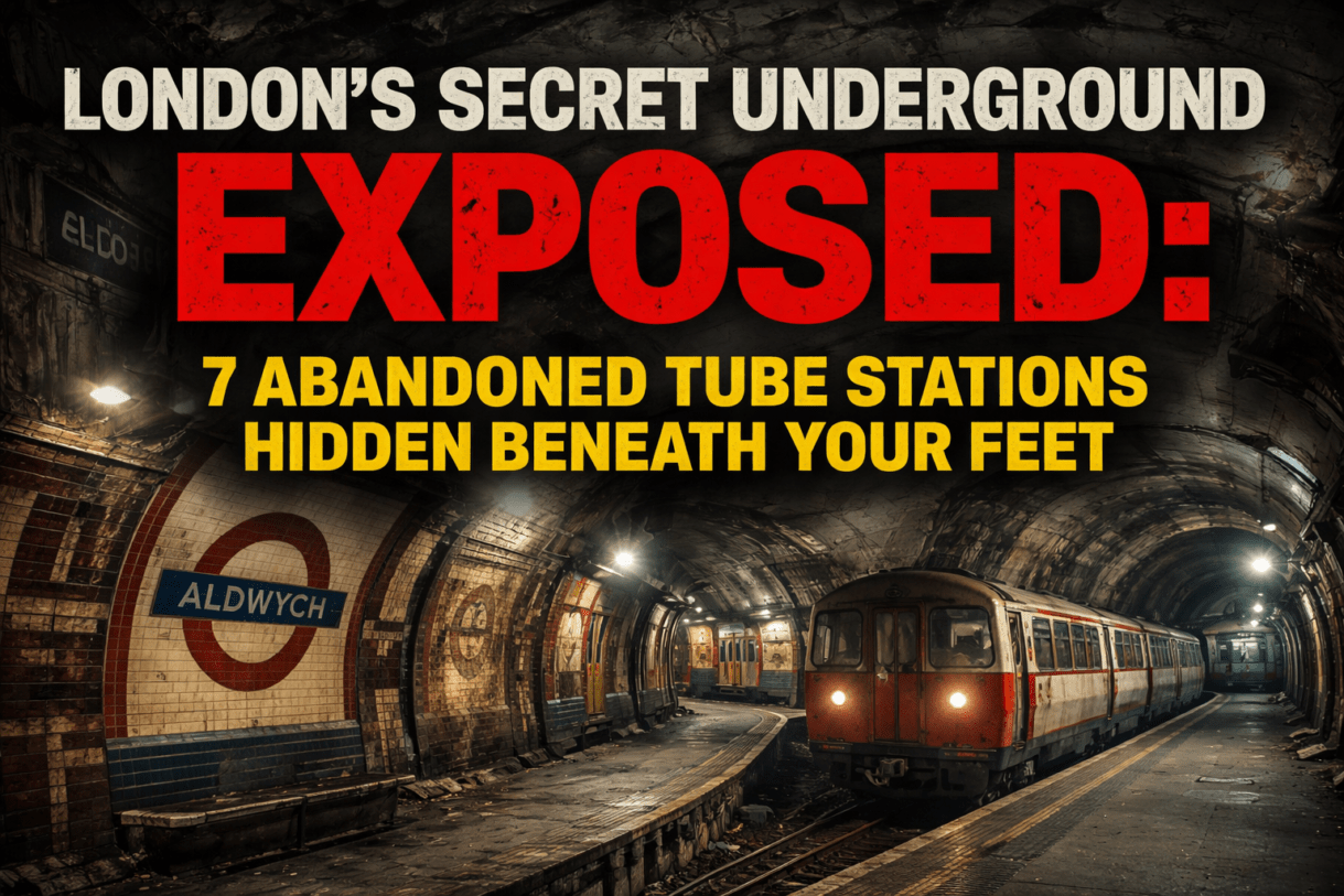 abandoned London Underground stations, London ghost stations, hidden London Underground, Aldwych station history, Down Street station Churchill bunker, British Museum tube station closure, York Road abandoned station, City Road station history, South Kentish Town station closure, Brompton Road station military use, secret tunnels London, underground London history, hidden London tours, London Transport Museum hidden London, World War 2 underground shelters London, forgotten tube stations UK, London metro abandoned stations, urban exploration London underground, historic London transport, unused London tube platforms