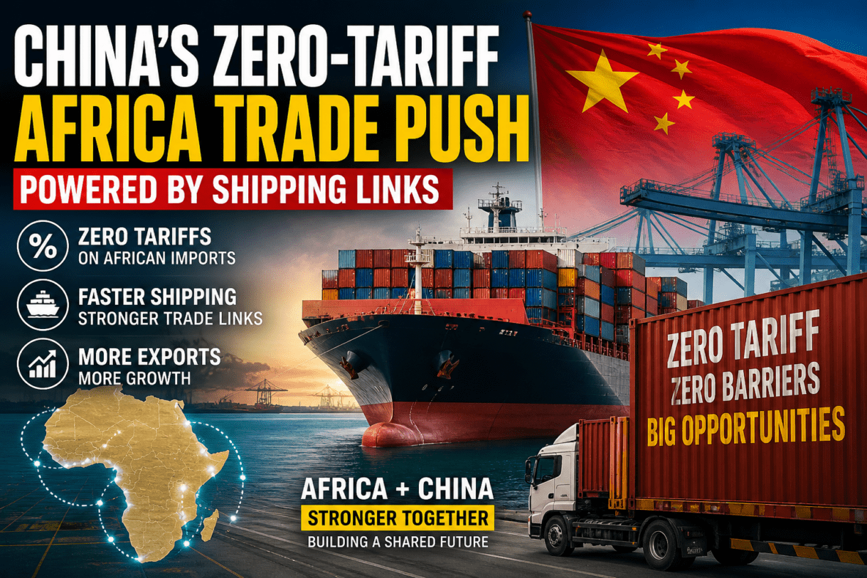 china zero tariff africa 2026, china africa trade agreement zero tariffs, impact of zero tariffs on african exports, china africa shipping routes trade growth, benefits of china africa trade partnership, how zero tariffs boost african economies, china africa trade news 2026 analysis, african exports to china opportunities, china africa logistics and shipping expansion, trade relations between china and africa 2026, zero tariff policy africa china explained, how shipping links improve global trade africa china, african market access to china zero duties, china africa economic cooperation strategy, effects of china trade policy on africa, africa export growth to china 2026, china africa infrastructure and trade links, global trade shift towards africa china partnership, china africa import export trends 2026, role of shipping in international trade growth africa china