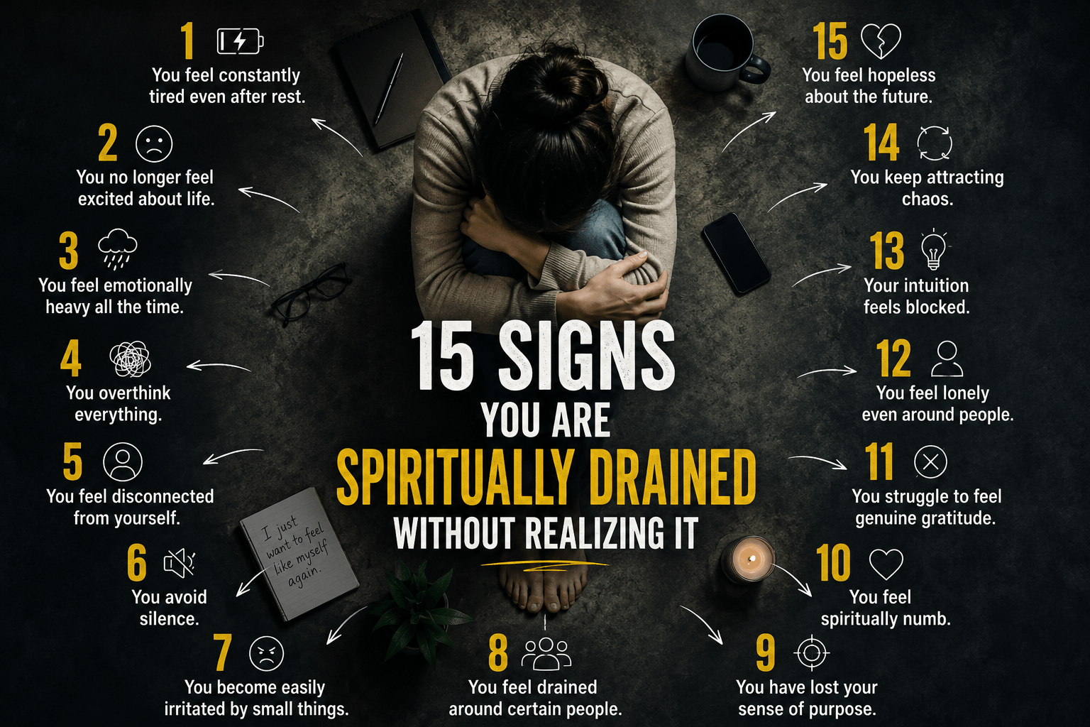 spiritually drained signs, signs of spiritual exhaustion, emotional exhaustion symptoms, spiritual burnout, feeling spiritually empty, spiritual healing, toxic energy signs, emotional heaviness, inner peace tips, how to heal spiritually, mental and spiritual fatigue, spiritually disconnected, emotional burnout recovery, healing your soul, spiritual self care