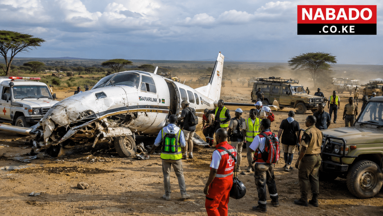 Ol Kiombo Airstrip crash, Maasai Mara plane accident, tourist plane crash Kenya, Ol Kiombo aviation incident, Maasai Mara breaking news, Kenya aviation news, safari aircraft accident, Narok County news, tourist flight crash, Kenya tourism news, Ol Kiombo airstrip today, Maasai Mara aircraft crash, Kenya plane accident 2026, aviation safety Kenya, breaking news Kenya today.
