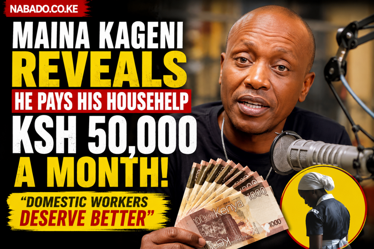 Maina Kageni, Househelp Salary, Kenya News, Domestic Workers Kenya, Fair Wages, Cost of Living Kenya, Kenyan Celebrities, Employment News, Labor Rights Kenya, Maina Kageni News, Househelp Pay Kenya, Trending Kenya News, Radio Presenter Kenya, Kenyan Workforce, Wage Debate Kenya