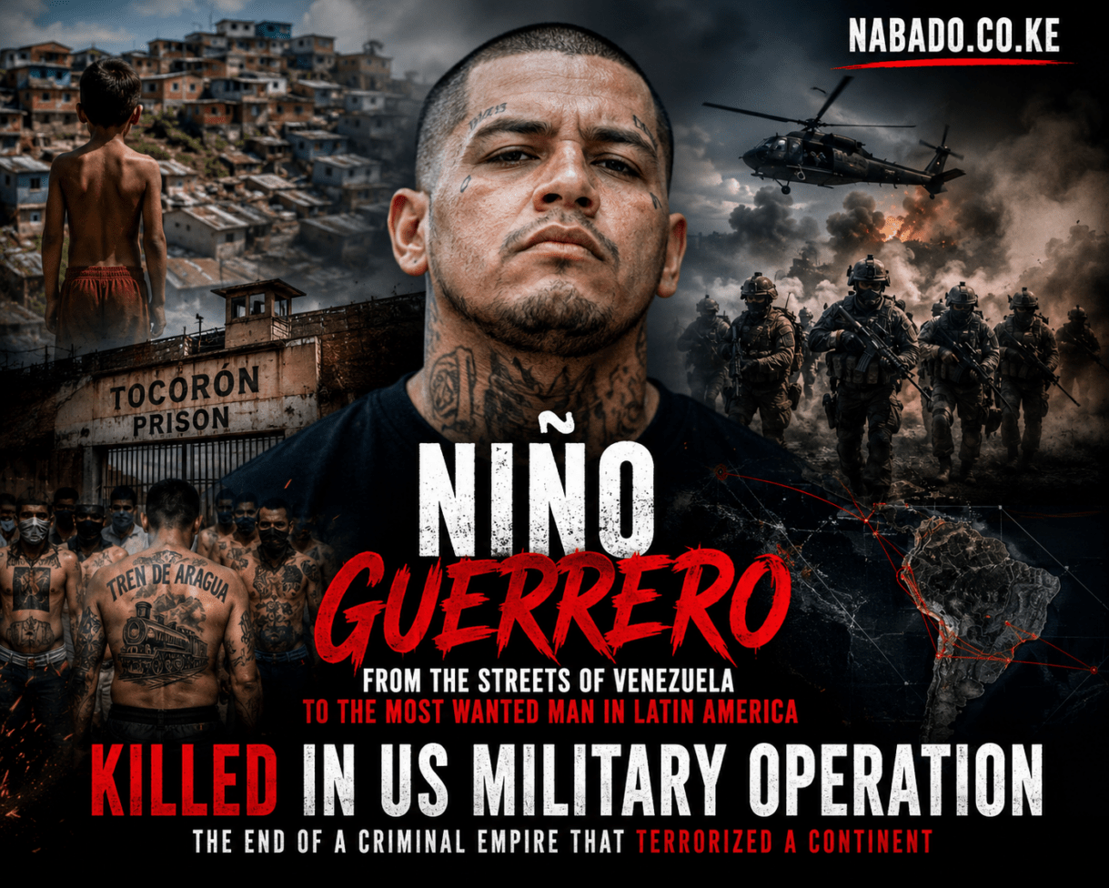 Niño Guerrero, Niño Guerrero dead, Tren de Aragua, Tren de Aragua leader killed, Donald Trump, US military operation, Venezuela crime news, Latin America crime, Venezuelan gang leader, Hector Guerrero Flores, Tren de Aragua news, organized crime Latin America, Tocorón Prison, Venezuela gangs, transnational crime, cartel news, criminal empire, most wanted fugitive, US Southern Command, breaking world news, Venezuela security, gang crackdown, international crime syndicate, Trump announcement, Latin American gangs, crime boss killed, Venezuela latest news, global crime news, drug trafficking, human trafficking network, NABADO news, world news today, criminal underworld, gang leader death, security operations, organized crime crackdown, South America news, international security, Venezuela politics, breaking news 2026.
