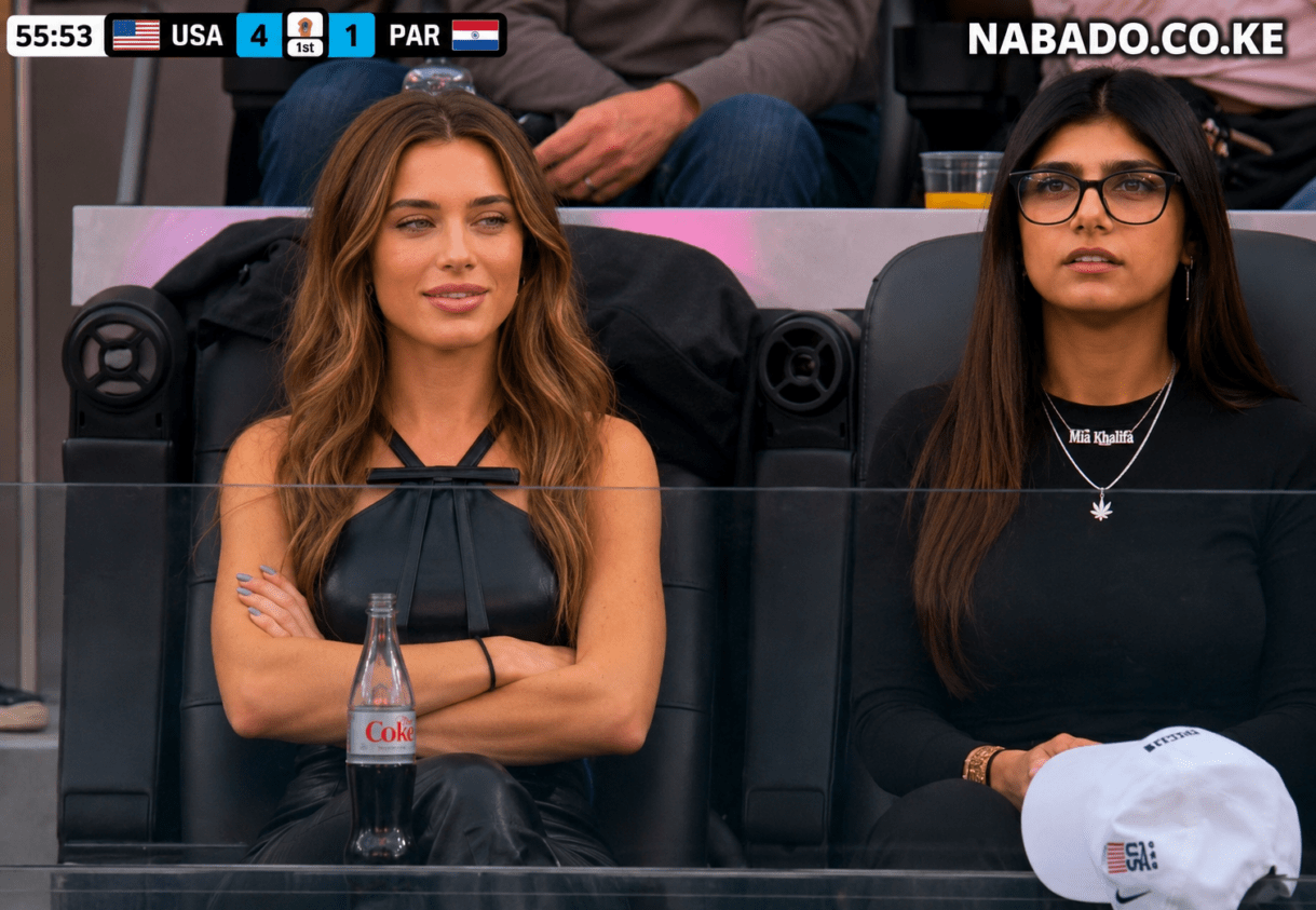 Lana Rhoades, Mia Khalifa, USA vs Paraguay, FIFA World Cup 2026, viral photo, World Cup controversy, social media trends, AI generated image, football news, celebrity sightings, viral World Cup story, USA Paraguay match, trending news, NABADO News, sports entertainment news.