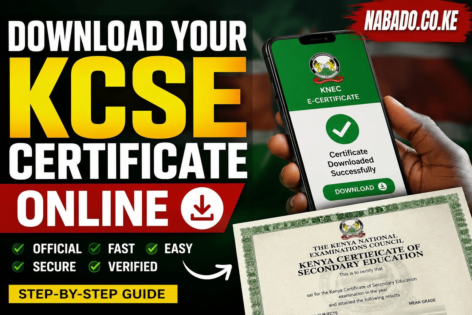 How to Download Your KCSE Certificate Online in Kenya