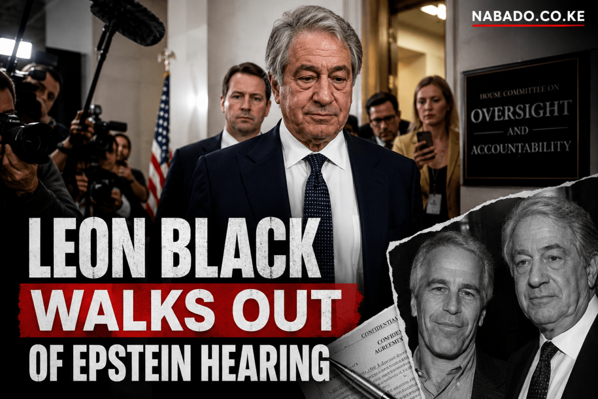 Leon Black Epstein hearing, Leon Black walks out of hearing, Jeffrey Epstein investigation latest news, Leon Black congressional testimony, Leon Black subpoena, House Oversight Committee Epstein, Leon Black NDA questions, Apollo founder Epstein ties, Jeffrey Epstein associates investigation, Leon Black latest news 2026.