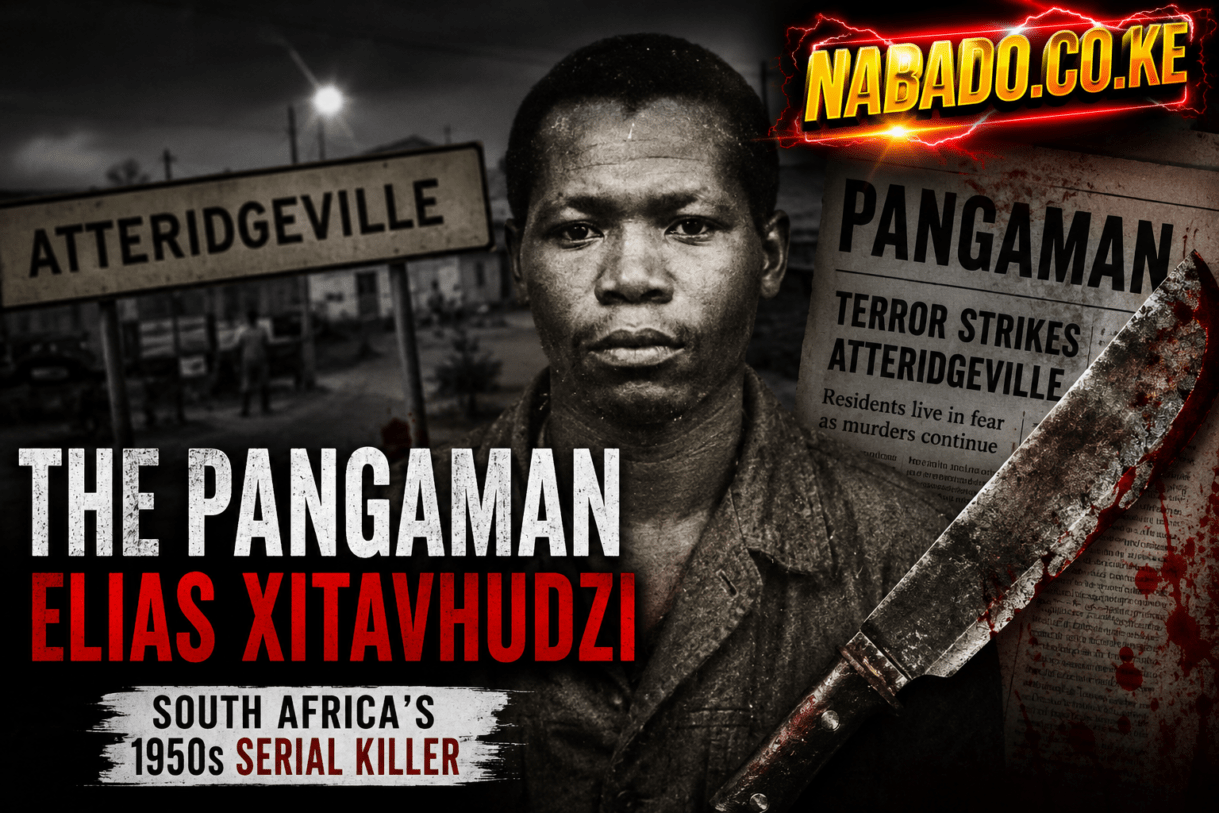 Elias Xitavhudzi, The Pangaman, Elias Xitavhudzi true story, Pangaman serial killer, South African serial killers, South Africa true crime, Atteridgeville murders, Atteridgeville serial killer, Pretoria murders, 1950s serial killers, African serial killers, notorious South African criminals, Elias Xitavhudzi murders, Pangaman murders, South African crime history, historical true crime, serial killer stories Africa, African true crime stories, South Africa crime history, famous South African killers, panga killer South Africa, Atteridgeville crime, Pretoria true crime, executed serial killers, NABADO true crime