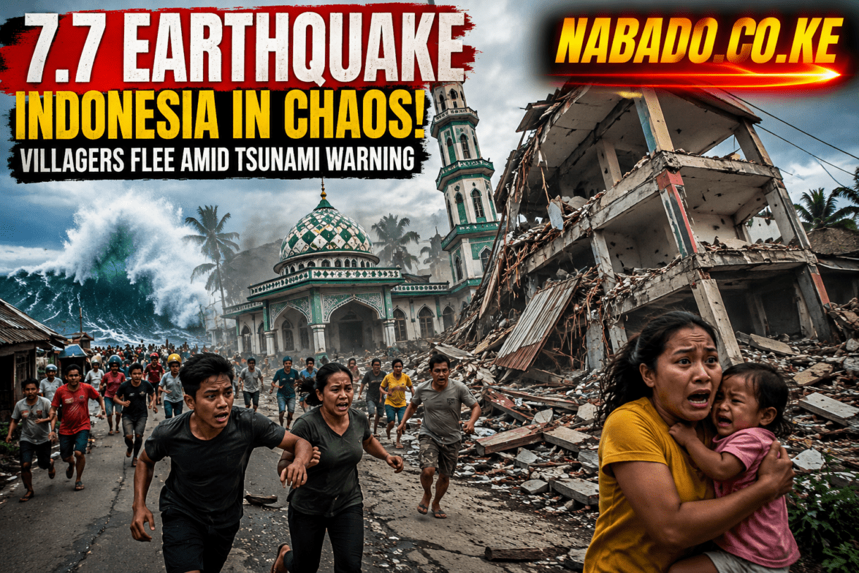 Indonesia earthquake, 7.7 magnitude earthquake, Flores earthquake, Indonesia tsunami warning, Nagekeo earthquake, East Nusa Tenggara earthquake, Indonesia earthquake today, Flores tsunami, Indonesia earthquake deaths, earthquake evacuation, tsunami warning Indonesia, latest Indonesia news, earthquake news August 2026, NABADO.CO.KE