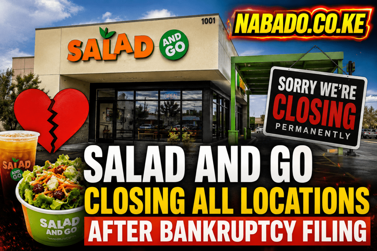 Salad And Go closing all locations permanently, why is Salad And Go shutting down, Salad And Go bankruptcy filing explained, healthy fast food chain closes, Salad And Go final day of business, Arizona Salad And Go news, Chapter 11 restaurant bankruptcy, Salad And Go August 2026 closure, affordable healthy restaurant closes, Salad And Go latest news.