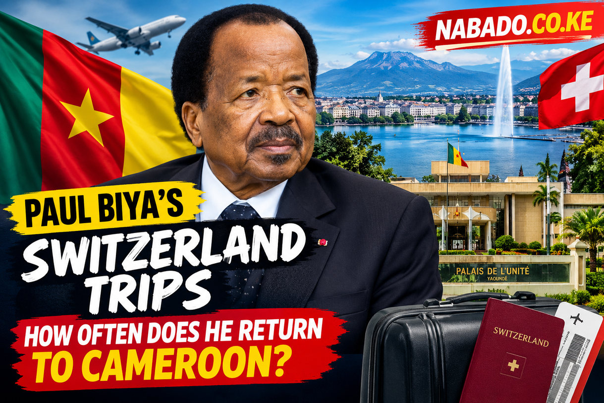 Paul Biya, Paul Biya Switzerland trips, Paul Biya returns to Cameroon, Cameroon president latest news, Paul Biya travel history, Paul Biya absence from Cameroon, Paul Biya Geneva stay, Cameroon politics, Unity Palace Yaoundé, Cameroon president whereabouts, Paul Biya 2026, Cameroon government, Paul Biya foreign trips, Paul Biya long absence, Cameroon political news,